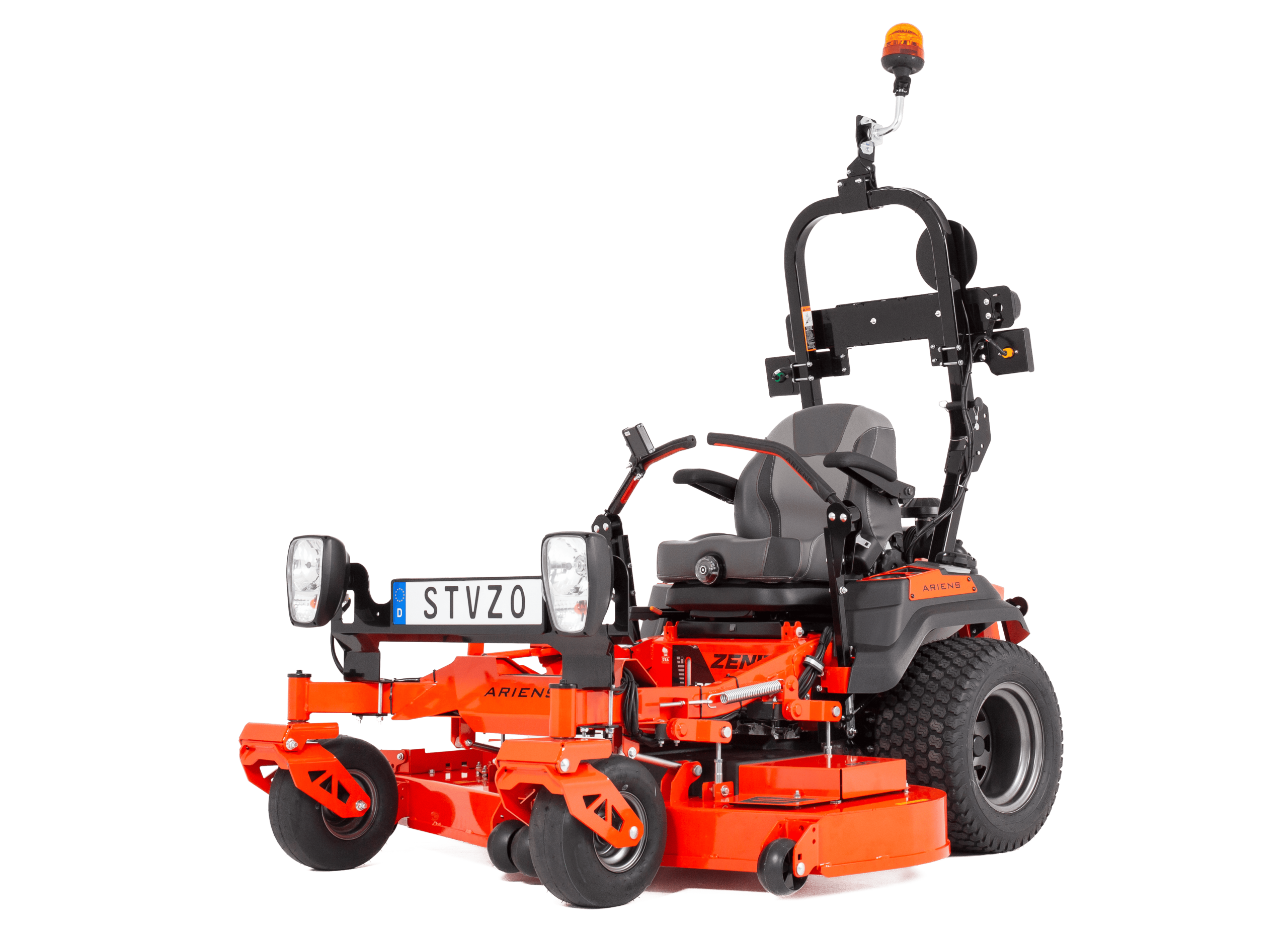 Ariens Road Homologation Kit, licence plate, headlights, beacon for optimal usage on the road for Zero-Turn mowers