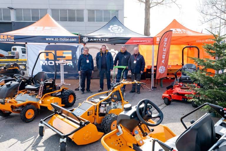 AriensCo with the brands Ariens and AS-Motor at their booth at this years fair: ForstLIve in Offenburg. Presenting their new products to visitors.