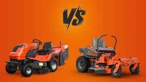 Comparisson between Ride-on-mowers and Zero-Turn mowers in a field test, mowing grass