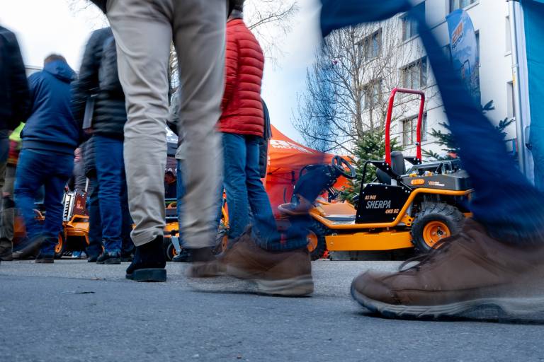 AriensCo with the brands Ariens and AS-Motor at their booth at this years fair: ForstLIve in Offenburg. Presenting their new products to visitors.