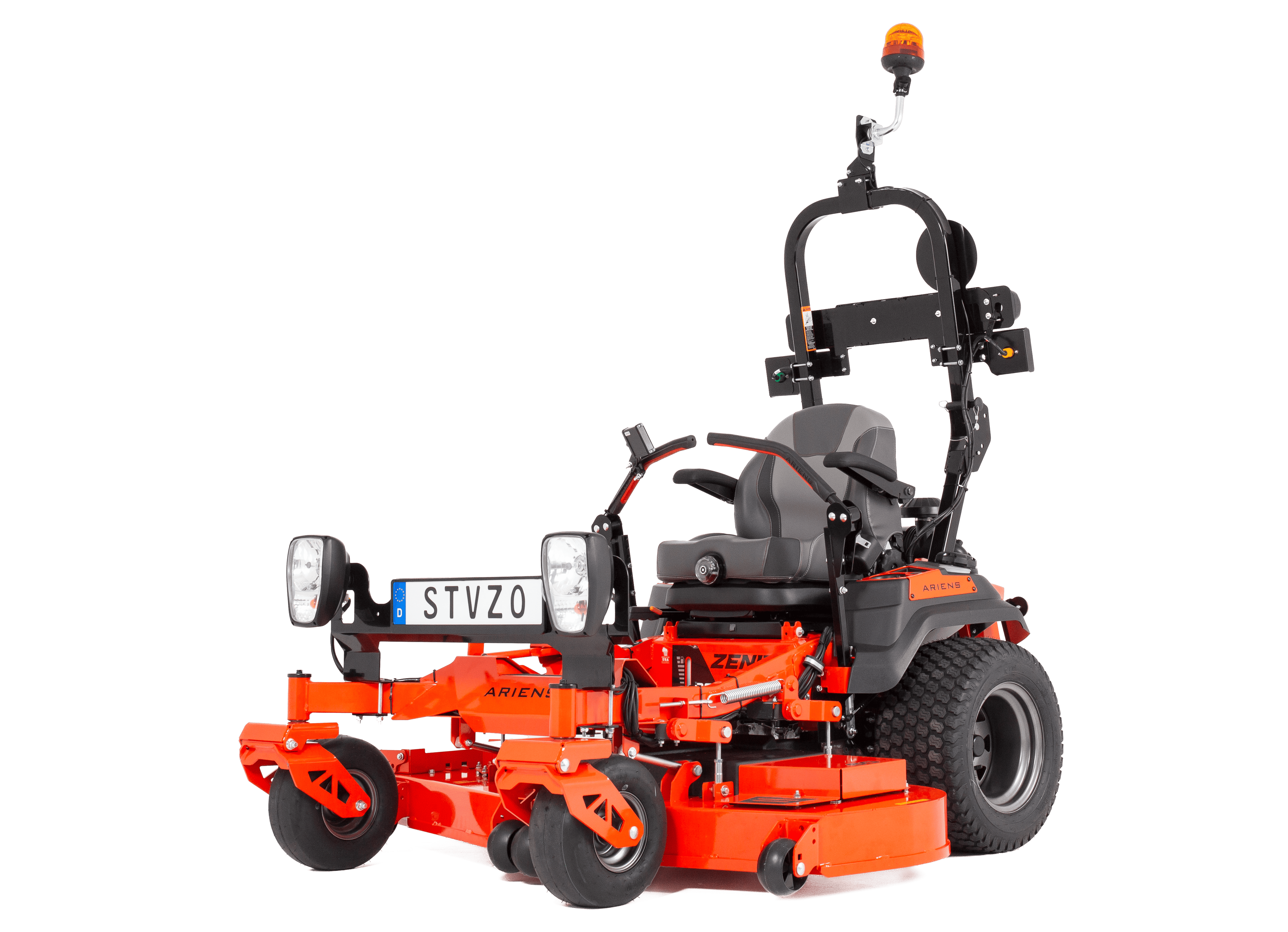 Ariens Road Homologation Kit, licence plate, headlights, beacon for optimal usage on the road for Zero-Turn mowers