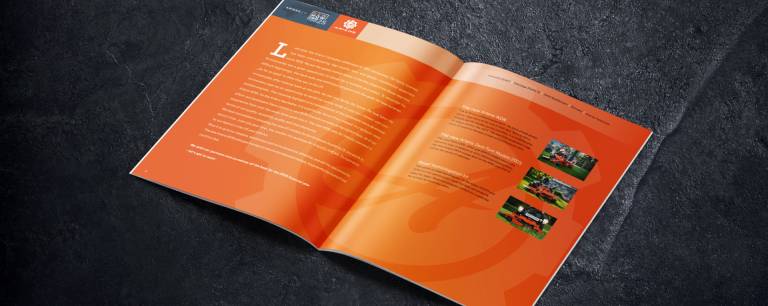 Ariens catalogue mock-up