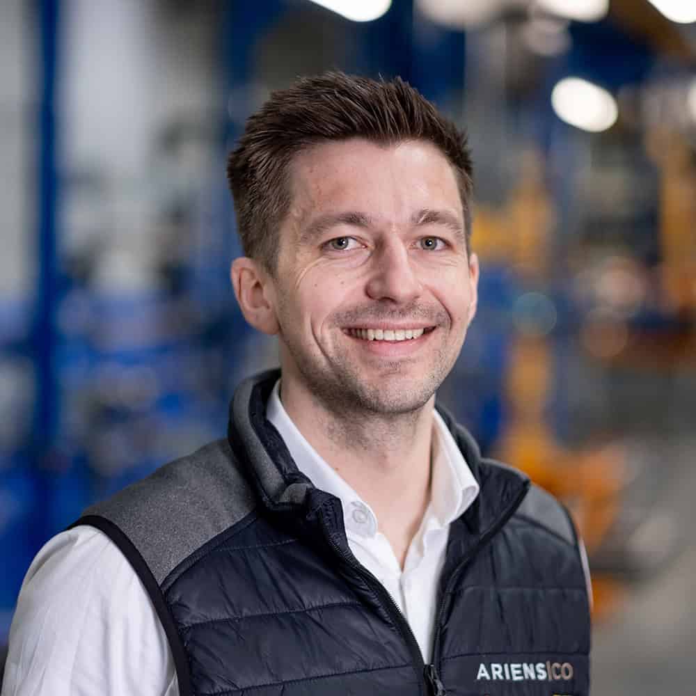 Portrait/Headshot of AriensCo EMEAA Leadership Team Member: Sam Lewis, General Manager Ariens Company Ltd.