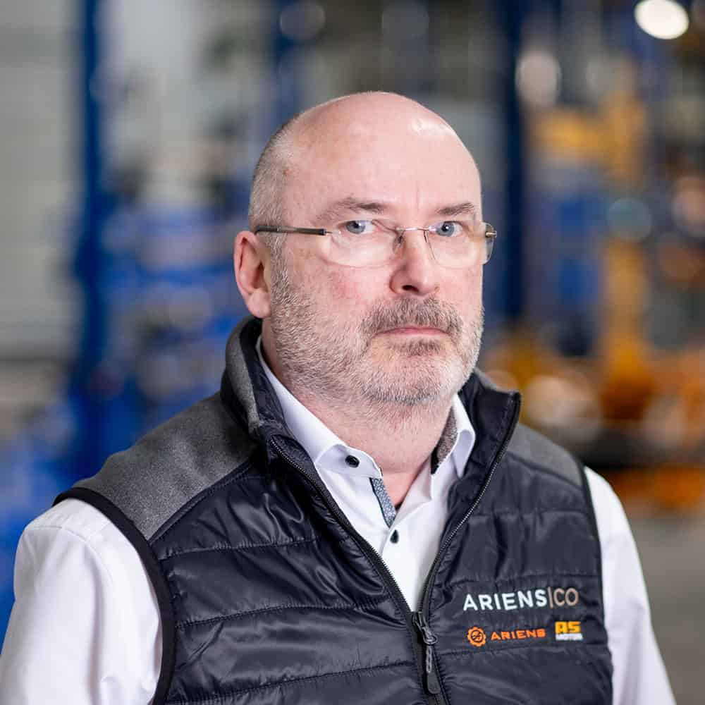 Portrait/Headshot of AriensCo EMEAA Leadership Team Member: Wolfgang Fiedler, Vice President IT - EMEAA